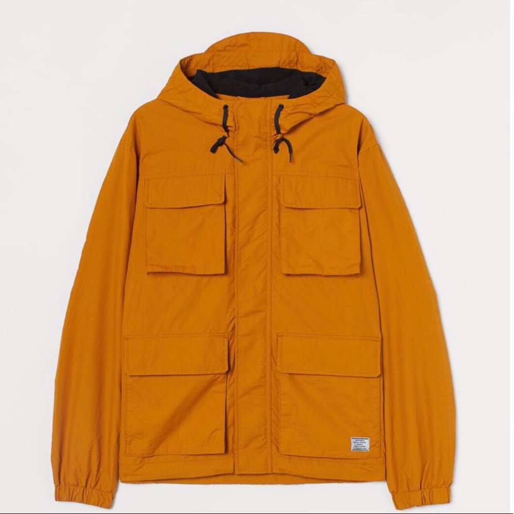 ❌SOLD❌ H&M Water repellent windbreaker with pockets rain coat